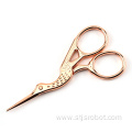 Tailoring sewing scissors cloth fabric rose gold embroidery scissors stork scissors